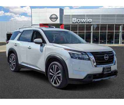 2024 Nissan Pathfinder Platinum is a White 2024 Nissan Pathfinder Platinum SUV in Bowie MD