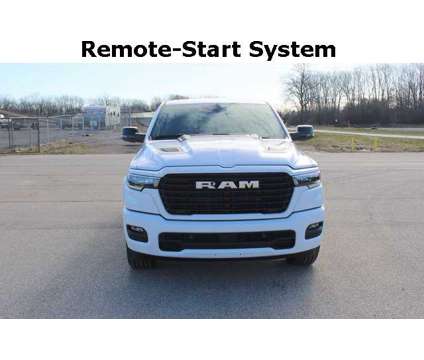 2025 Ram 1500 Laramie is a White 2025 RAM 1500 Model Laramie Truck in Bay City MI