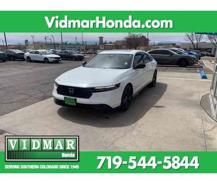 2024 Honda Accord Hybrid Sport-L is a Silver, White 2024 Honda Accord Hybrid Hybrid in Pueblo CO