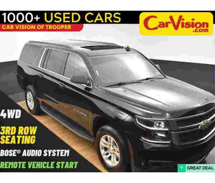 2016 Chevrolet Suburban LT is a Black 2016 Chevrolet Suburban LT SUV in Norristown PA