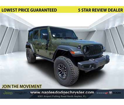 2024 Jeep Wrangler is a Green 2024 Jeep Wrangler SUV in Naples FL