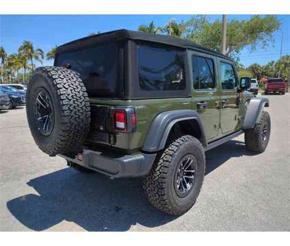 2024 Jeep Wrangler Willys Wheeler is a Green 2024 Jeep Wrangler SUV in Naples FL