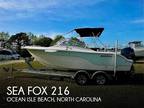 2013 Sea Fox 216 Traveler DC Boat for Sale