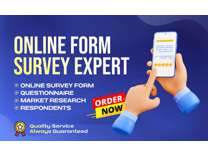 I will do online survey, google form, questionnaire, responsive form, custom for
