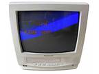 Panasonic Omnivision PVQ-1312W White TV/VHS Tested - Working (READ)