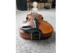 Antique 1800's Full Size HOPF Violin, Nice Grained, & Case