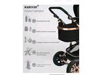 3 in 1 Luxury Travel Baby Stroller Car Seat Carrier Newborn Foldable Portable