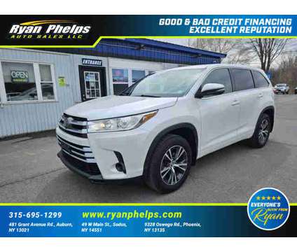 2017 Toyota Highlander for sale is a White 2017 Toyota Highlander Car for Sale in Phoenix NY