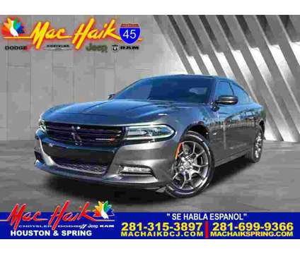 2018UsedDodgeUsedChargerUsedAWD is a Grey 2018 Dodge Charger Car for Sale in Houston TX