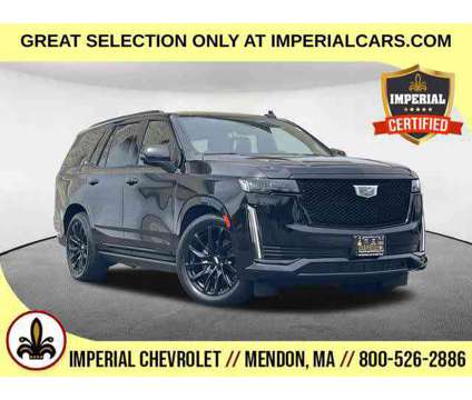 2022UsedCadillacUsedEscaladeUsed4WD 4dr is a Black 2022 Cadillac Escalade Car for Sale in Mendon MA