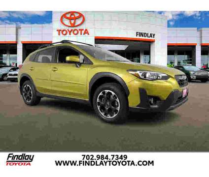 2021UsedSubaruUsedCrosstrekUsedCVT is a Yellow 2021 Subaru Crosstrek 2.0i SUV in Henderson NV