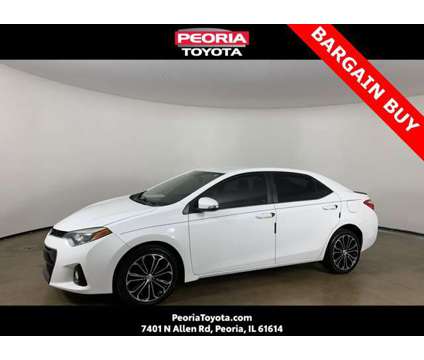 2014 Toyota Corolla S Plus is a White 2014 Toyota Corolla S Car for Sale in Peoria IL