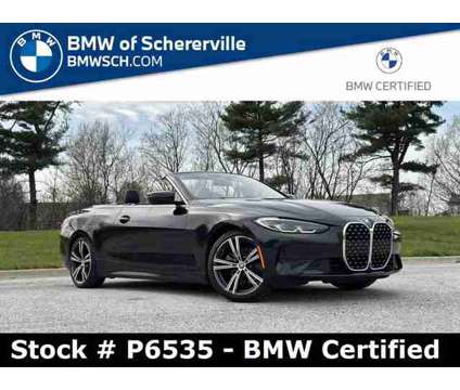 2021 BMW 4 Series 430i is a Black 2021 BMW 430 Model i Car for Sale in Schererville IN