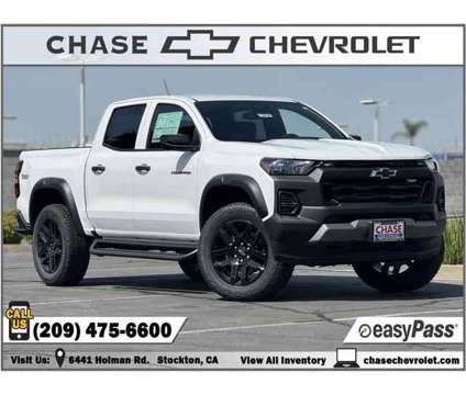 2024 Chevrolet Colorado 4WD Trail Boss is a White 2024 Chevrolet Colorado Car for Sale in Stockton CA