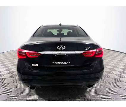 2021 INFINITI Q50 3.0t LUXE is a Black 2021 Infiniti Q50 3.0t LUXE Car for Sale in Tampa FL
