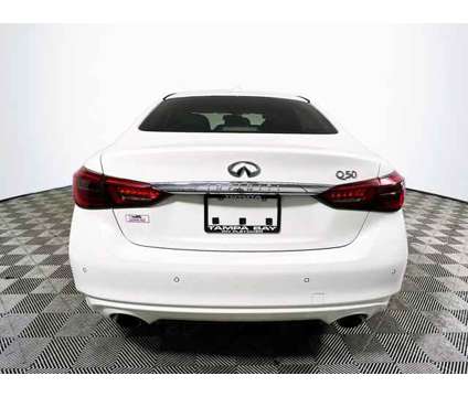 2021 INFINITI Q50 3.0t LUXE is a White 2021 Infiniti Q50 3.0t LUXE Car for Sale in Tampa FL