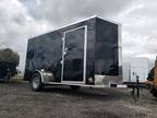 2024 Nationcraft 6x12 black Enclosed Cargo Trailer