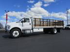 2022 Ford F650 20' Stake Body Truck with Lift Gate Diesel - Ephrata,PA