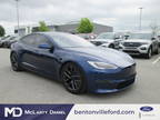 2021 Tesla Model S Blue, 28K miles