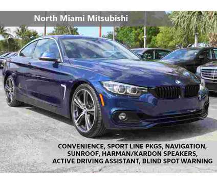 2020 BMW 4 Series 430i is a Blue 2020 BMW 430 Model i Coupe in Miami FL
