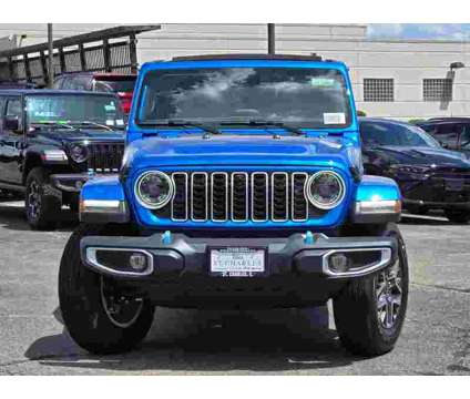 2024 Jeep Wrangler Sahara is a Blue 2024 Jeep Wrangler Sahara SUV in Saint Charles IL