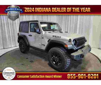 2024 Jeep Wrangler Willys Wheeler is a Silver 2024 Jeep Wrangler SUV in Fort Wayne IN