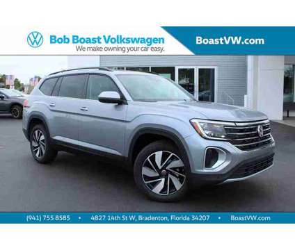 2024 Volkswagen Atlas 2.0T SE w/Technology is a Silver 2024 Volkswagen Atlas 2.0T SE SUV in Bradenton FL