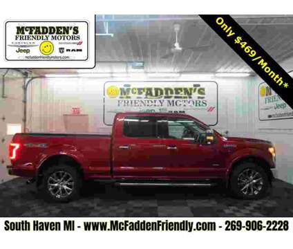 2017 Ford F-150 Lariat is a Red 2017 Ford F-150 Lariat Truck in South Haven MI