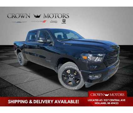 2021 Ram 1500 Big Horn/Lone Star is a Black 2021 RAM 1500 Model Big Horn Truck in Holland MI