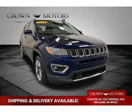 2021 Jeep Compass Limited is a Blue 2021 Jeep Compass Limited SUV in Holland MI