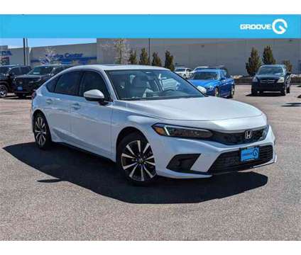 2024 Honda Civic EX-L is a Silver, White 2024 Honda Civic EX-L Car for Sale in Colorado Springs CO