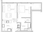 The New Durham - 1 Bedroom + Walk-in Closet: 795sf
