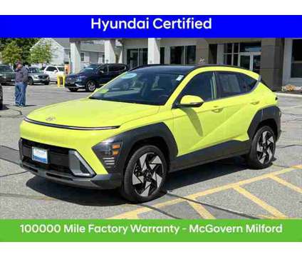 2024 Hyundai Kona Limited is a Yellow 2024 Hyundai Kona Limited SUV in Milford MA