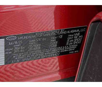 2023 Hyundai Santa Fe SEL is a Red 2023 Hyundai Santa Fe SUV in Madison WI