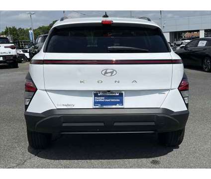 2024 Hyundai Kona SEL is a White 2024 Hyundai Kona SEL SUV in Monroe NC