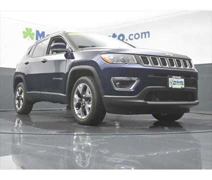 2021 Jeep Compass Limited 4X4 is a Blue 2021 Jeep Compass Limited SUV in Dubuque IA