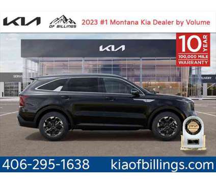 2024 Kia Sorento S is a Black 2024 Kia Sorento SUV in Billings MT