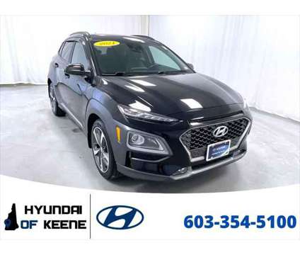 2021 Hyundai Kona Limited is a Black 2021 Hyundai Kona Limited SUV in Keene NH
