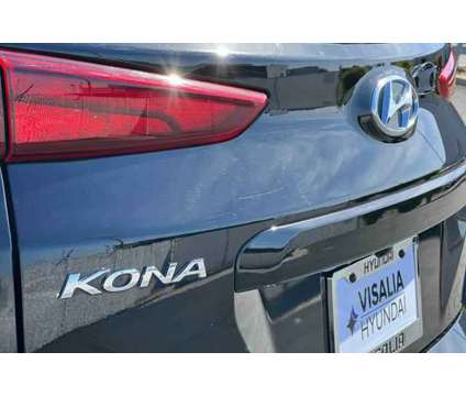 2023 Hyundai Kona Electric SEL is a Black 2023 Hyundai Kona SUV in Visalia CA