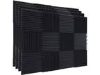 12~96Pack 12"X12"X2" Acoustic Foam Panel Wedge Studio Soundproofing Wall Tiles