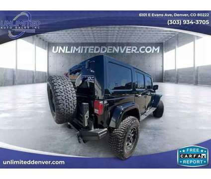2012 Jeep Wrangler for sale is a Black 2012 Jeep Wrangler Car for Sale in Denver CO