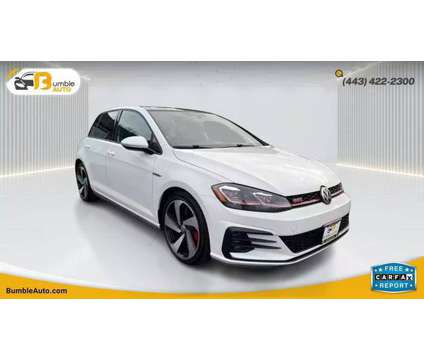 2019 Volkswagen Golf GTI for sale is a White 2019 Volkswagen Golf GTI Car for Sale in Elkridge MD