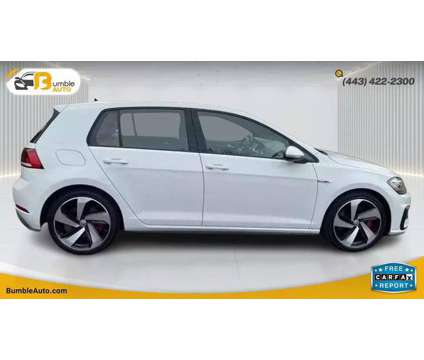 2019 Volkswagen Golf GTI for sale is a White 2019 Volkswagen Golf GTI Car for Sale in Elkridge MD
