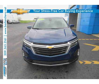 2022UsedChevroletUsedEquinoxUsedAWD 4dr is a Blue 2022 Chevrolet Equinox Car for Sale in Lexington IL