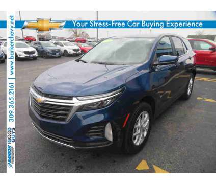 2022UsedChevroletUsedEquinoxUsedAWD 4dr is a Blue 2022 Chevrolet Equinox Car for Sale in Lexington IL