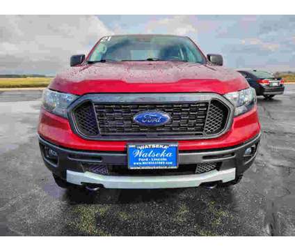 2021UsedFordUsedRangerUsed4WD SuperCrew 5 Box is a Red 2021 Ford Ranger Car for Sale in Watseka IL