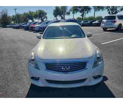 2013UsedINFINITIUsedG37Used4dr RWD is a White 2013 Infiniti G37 Car for Sale in Sanford FL