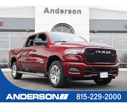 2025 Ram 1500 Big Horn is a Red 2025 RAM 1500 Model Big Horn Car for Sale in Rockford IL