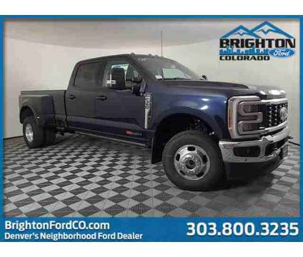 2024 Ford Super Duty F-350 DRW LARIAT is a Blue 2024 Ford Car for Sale in Brighton CO