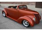 1937 Ford Cabriolet Fiberglass Street Rod Orange